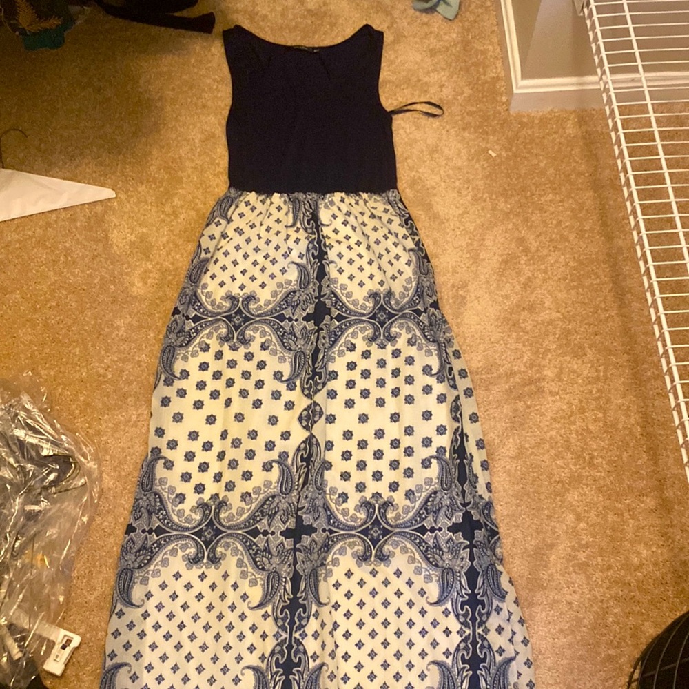 Paisley maxi dress